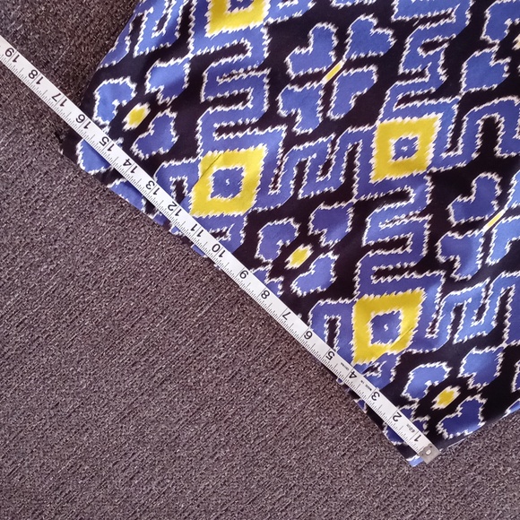 💙Doncaster💙 - Blue/Black/Yellow Aztec Print Skirt - Picture 9 of 11